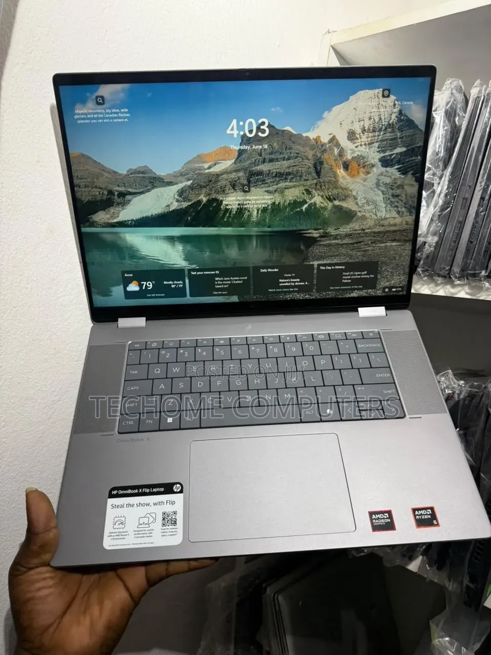 Laptop HP OmniBook X Laptop 14-fe0097nr 8GB AMD Ryzen 5 SSD 512GB