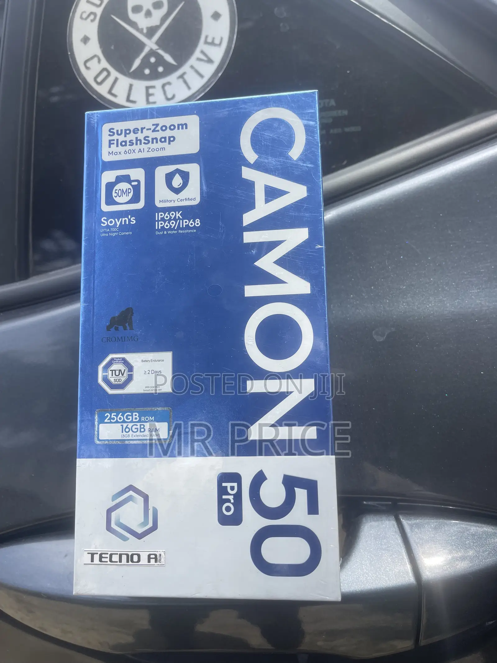New Tecno Camon 50 Pro 256 GB Black