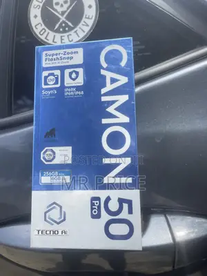 New Tecno Camon 50 Pro 256 GB Black