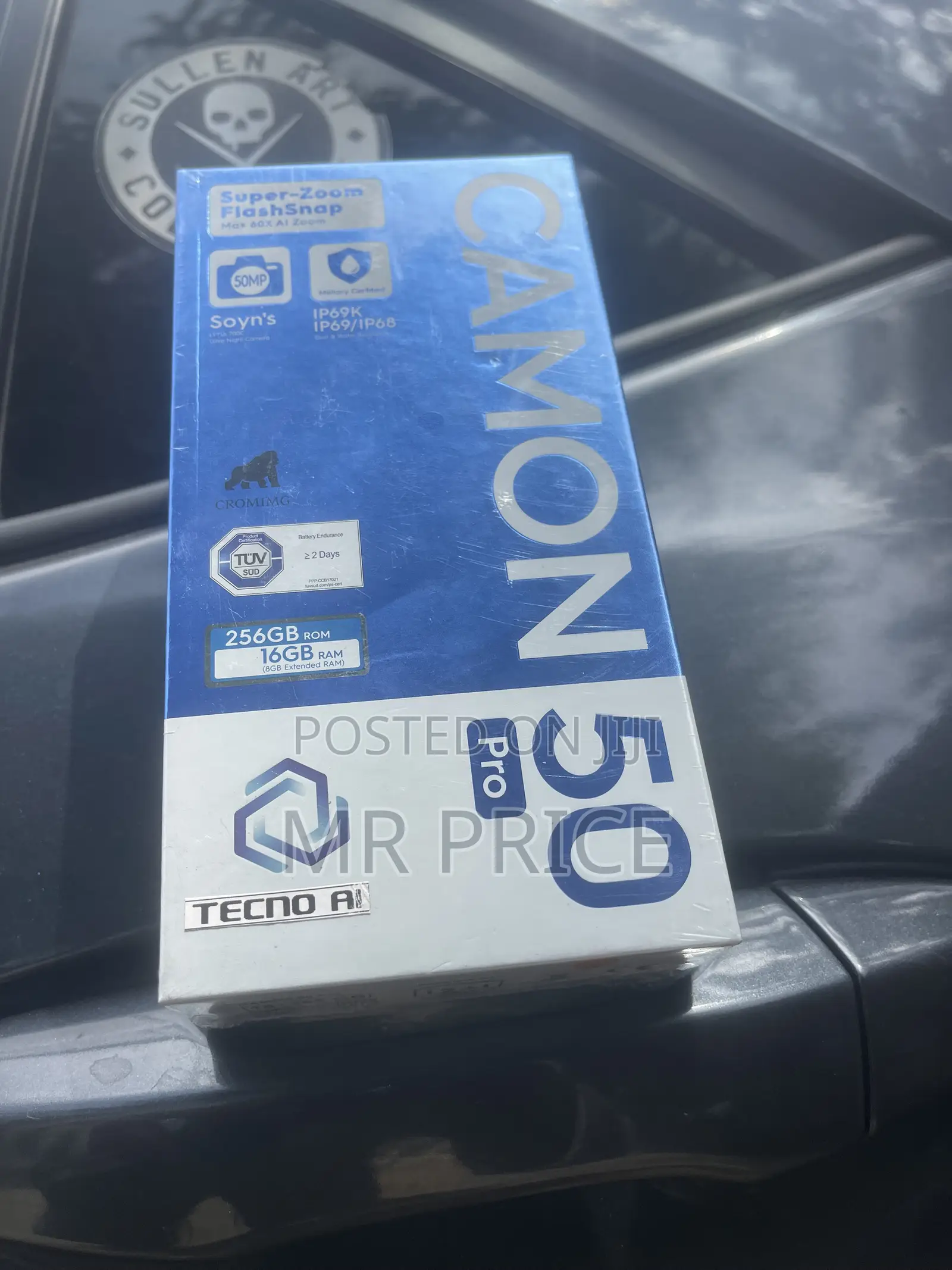 New Tecno Camon 50 Pro 256 GB Black