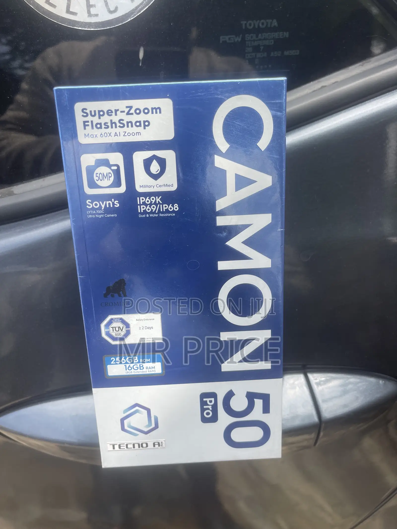 New Tecno Camon 50 Pro 256 GB Black