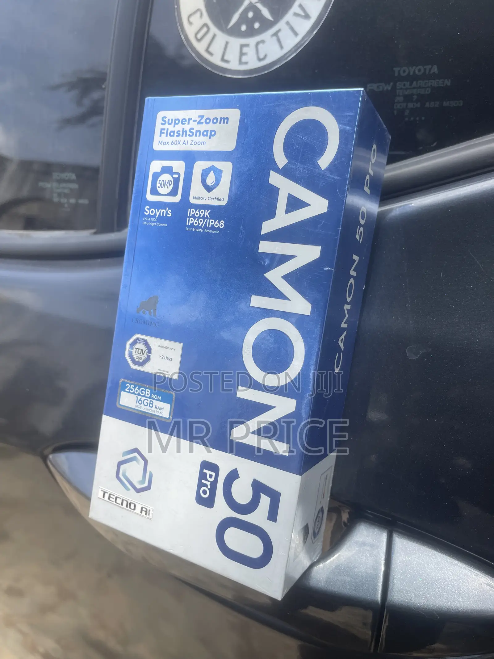New Tecno Camon 50 Pro 256 GB Black