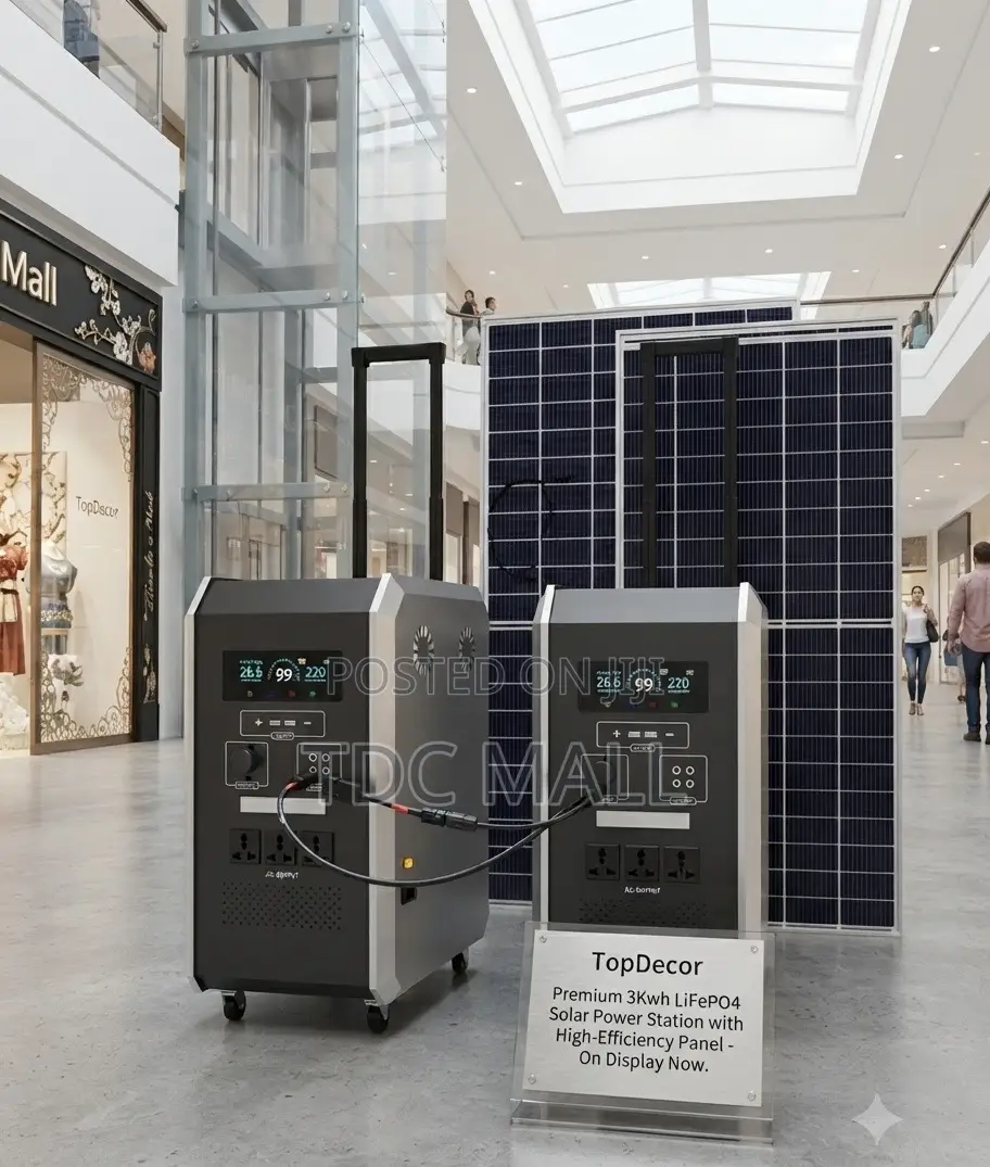 3Kwh Lifepo4 Solar Power Station + Solar Panel
