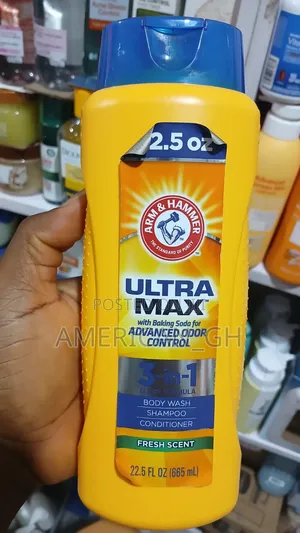 Arm and Hammer Ultra Max Body Wash Shampoo Conditioner, 665ml