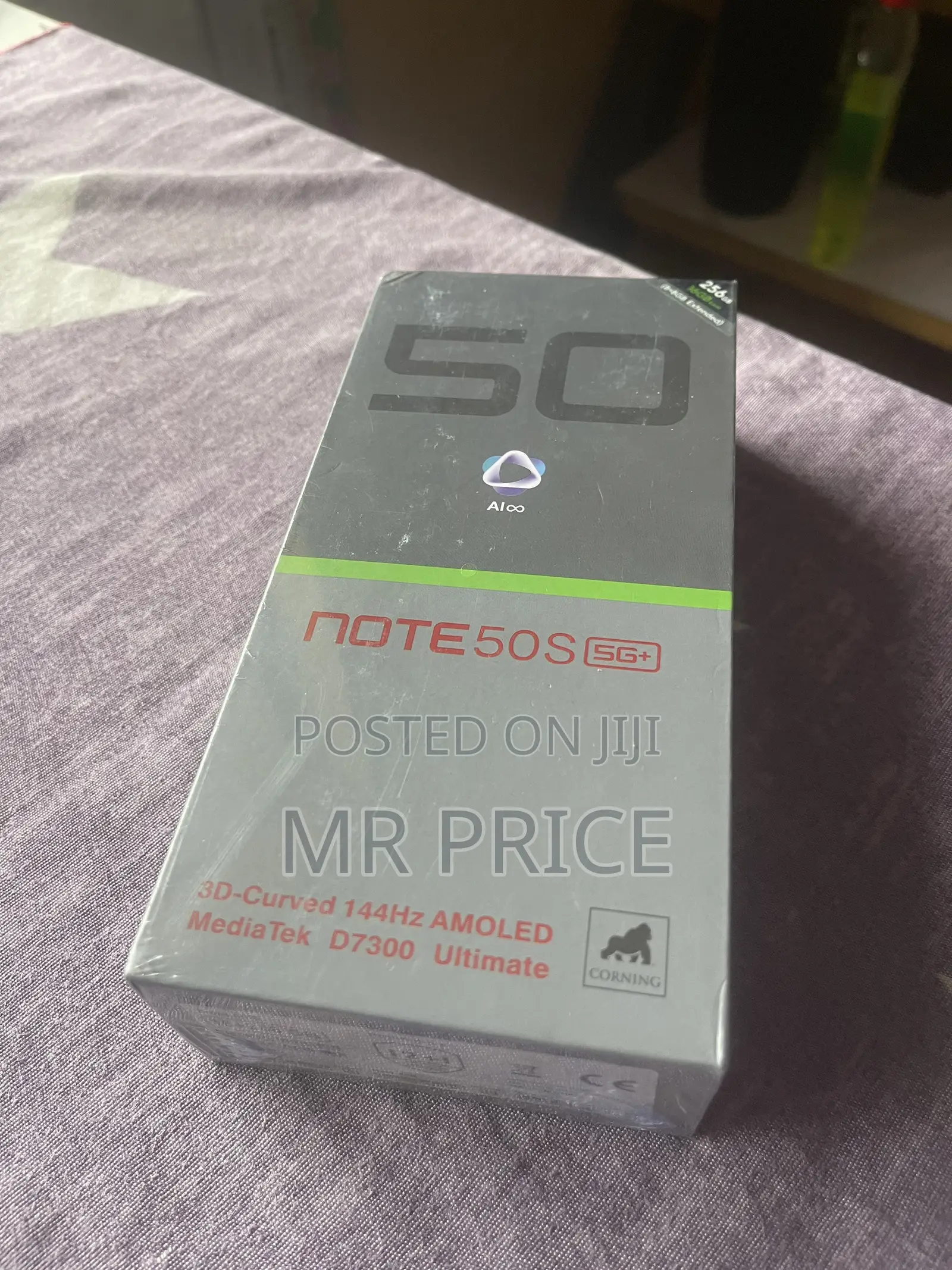 New Infinix Note 50s 256 GB Black