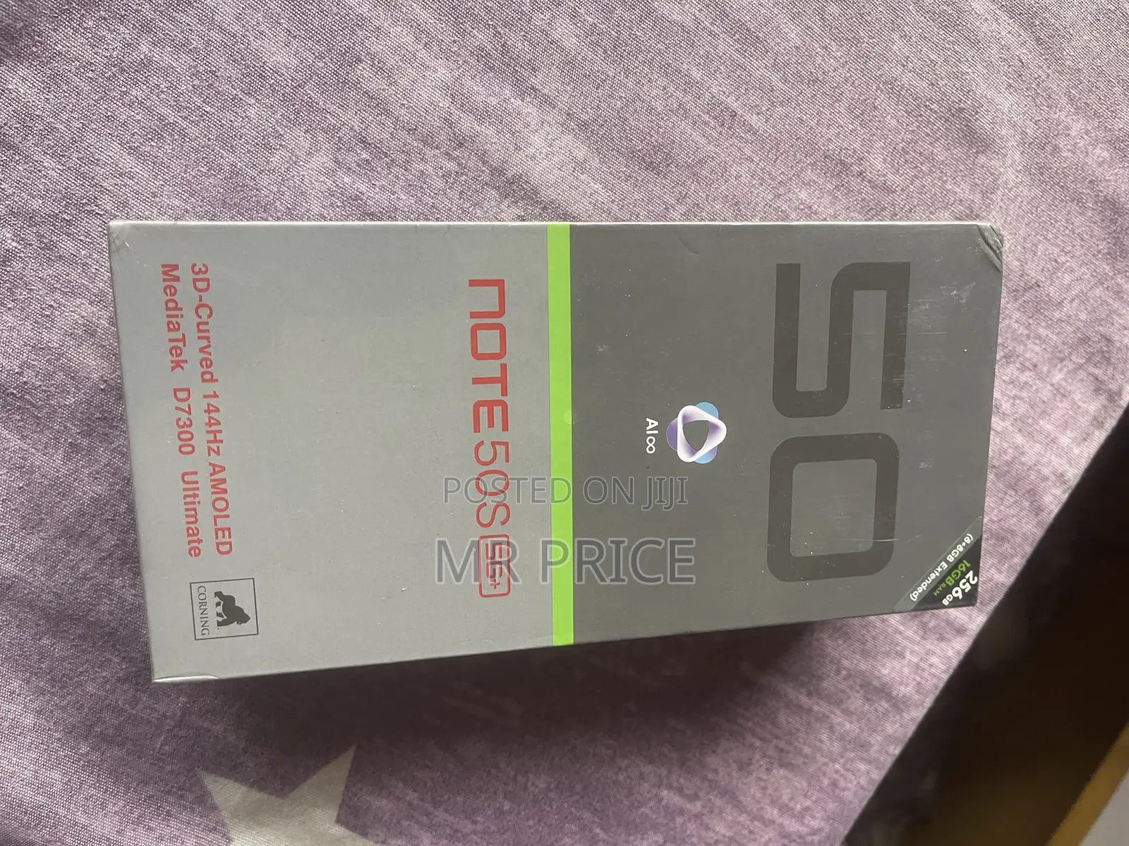 New Infinix Note 50s 256 GB Black