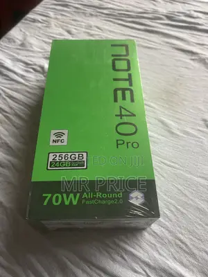New Infinix Note 40 Pro 256 GB Black