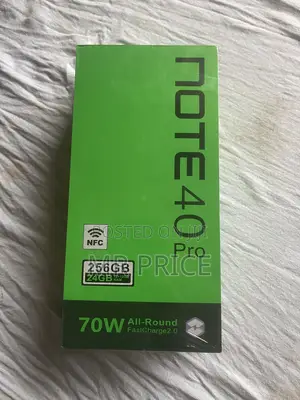 New Infinix Note 40 Pro 256 GB Black