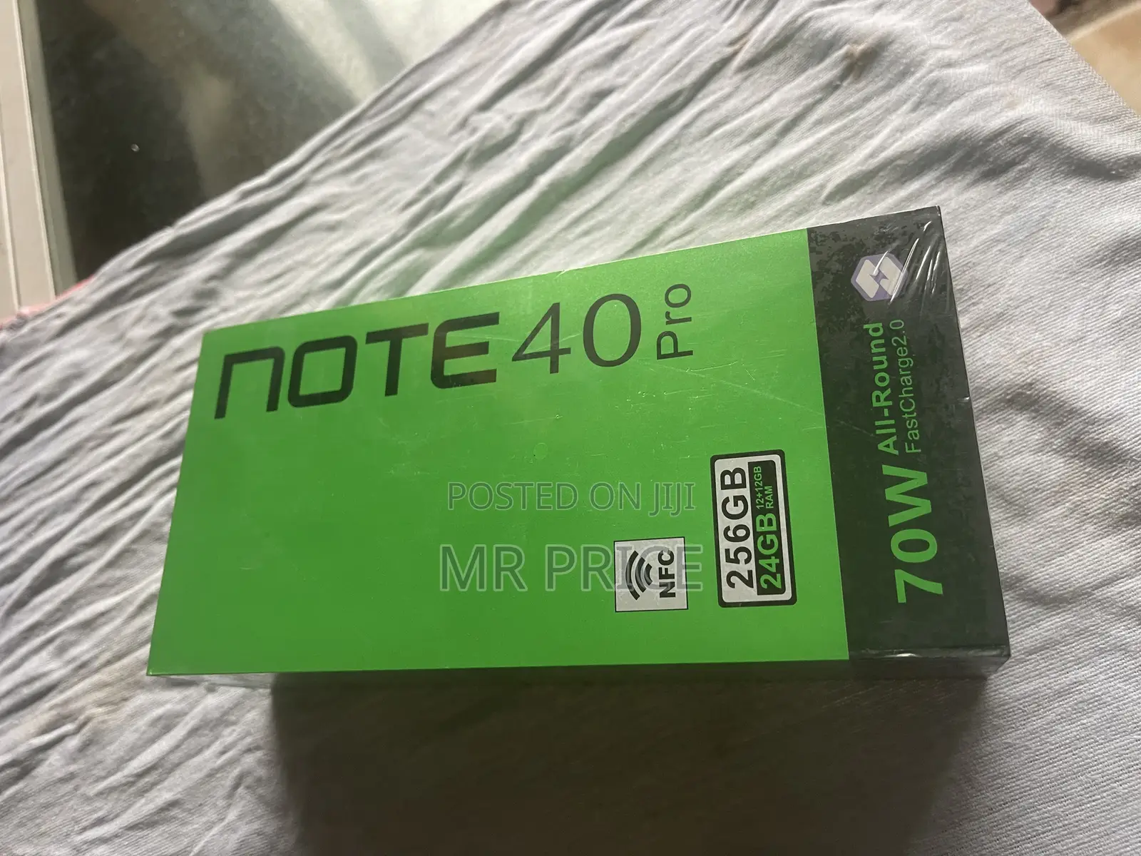 New Infinix Note 40 Pro 256 GB Black