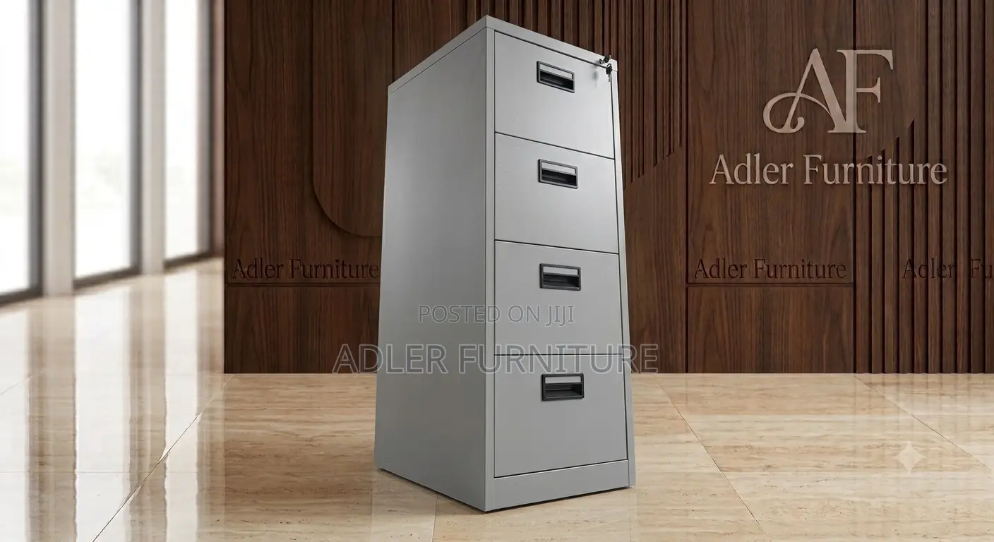 4-Drawer Vertical Steel Filing Cabinet