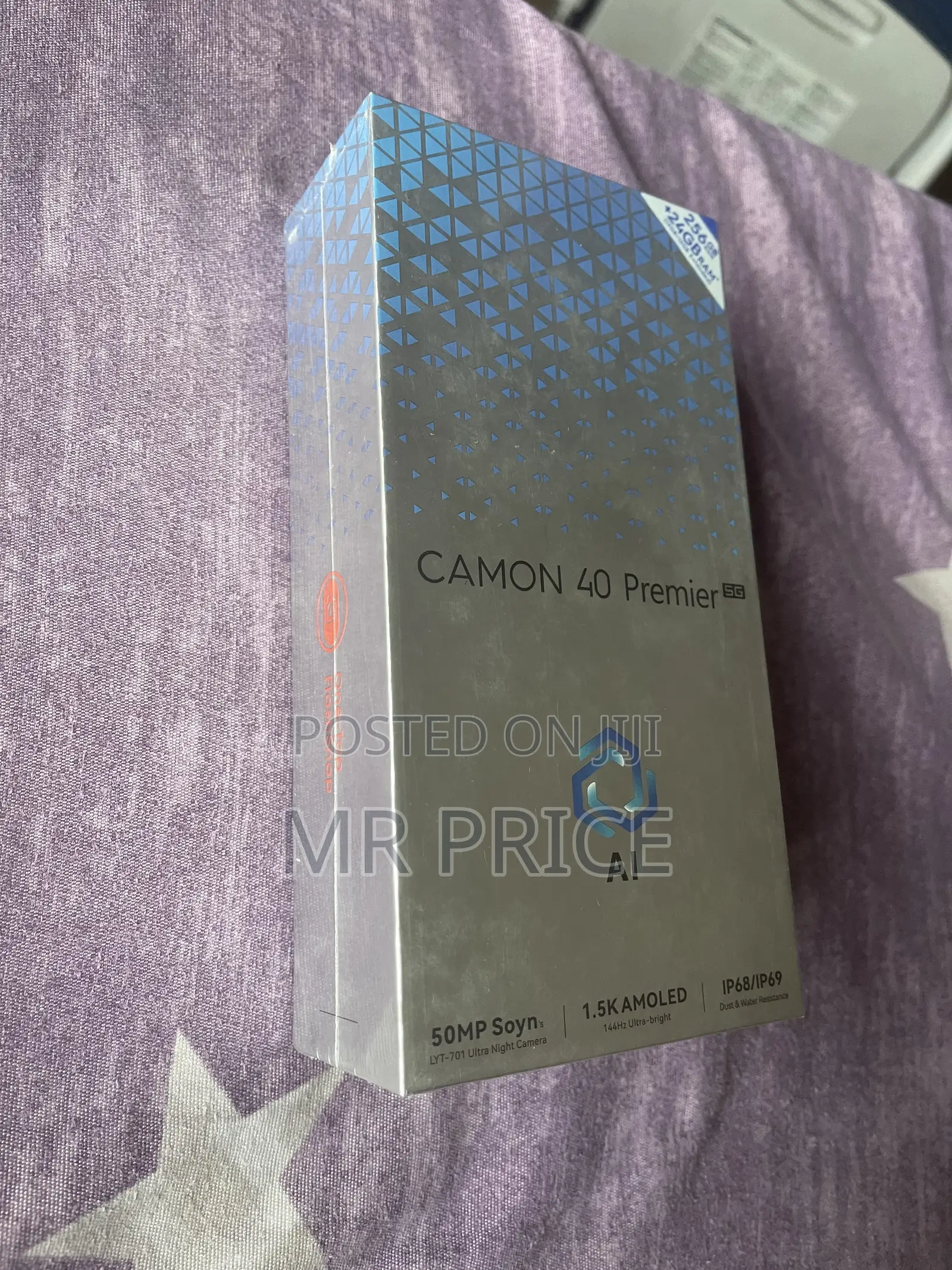 New Tecno Camon 40 Premier 5G 256 GB Black