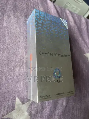 New Tecno Camon 40 Premier 5G 256 GB Black