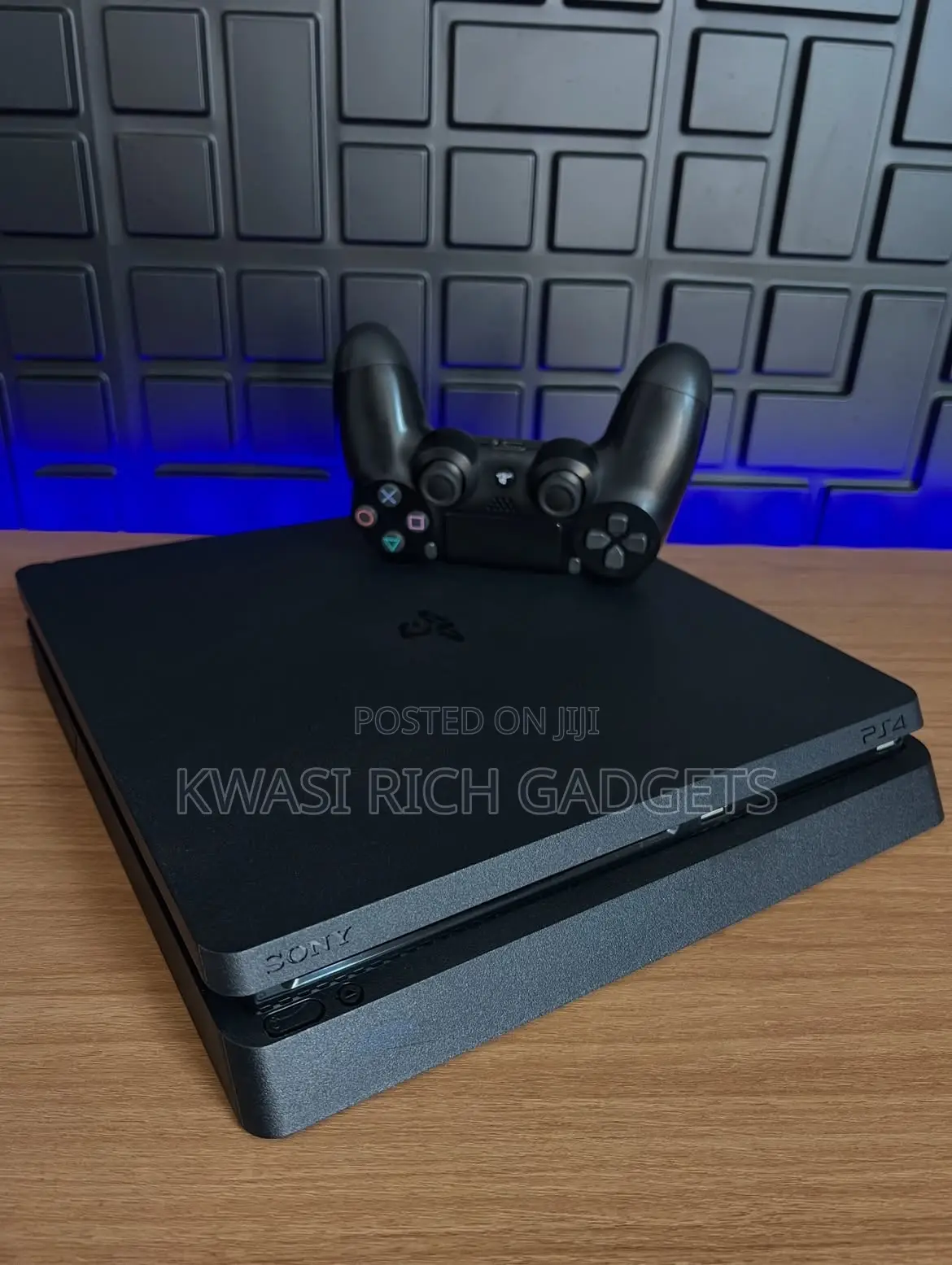 PS4 Slim + HDMI CABLE, One Pad and Power Cable (Empty Console)