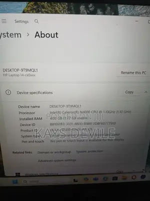 Laptop HP 4GB Intel Core i5 HDD 256GB
