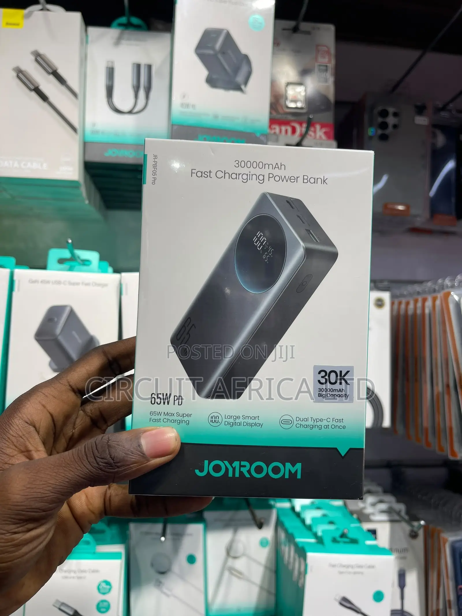 JOYROOM 30,000mAh 65W Fast Charging Power Bank