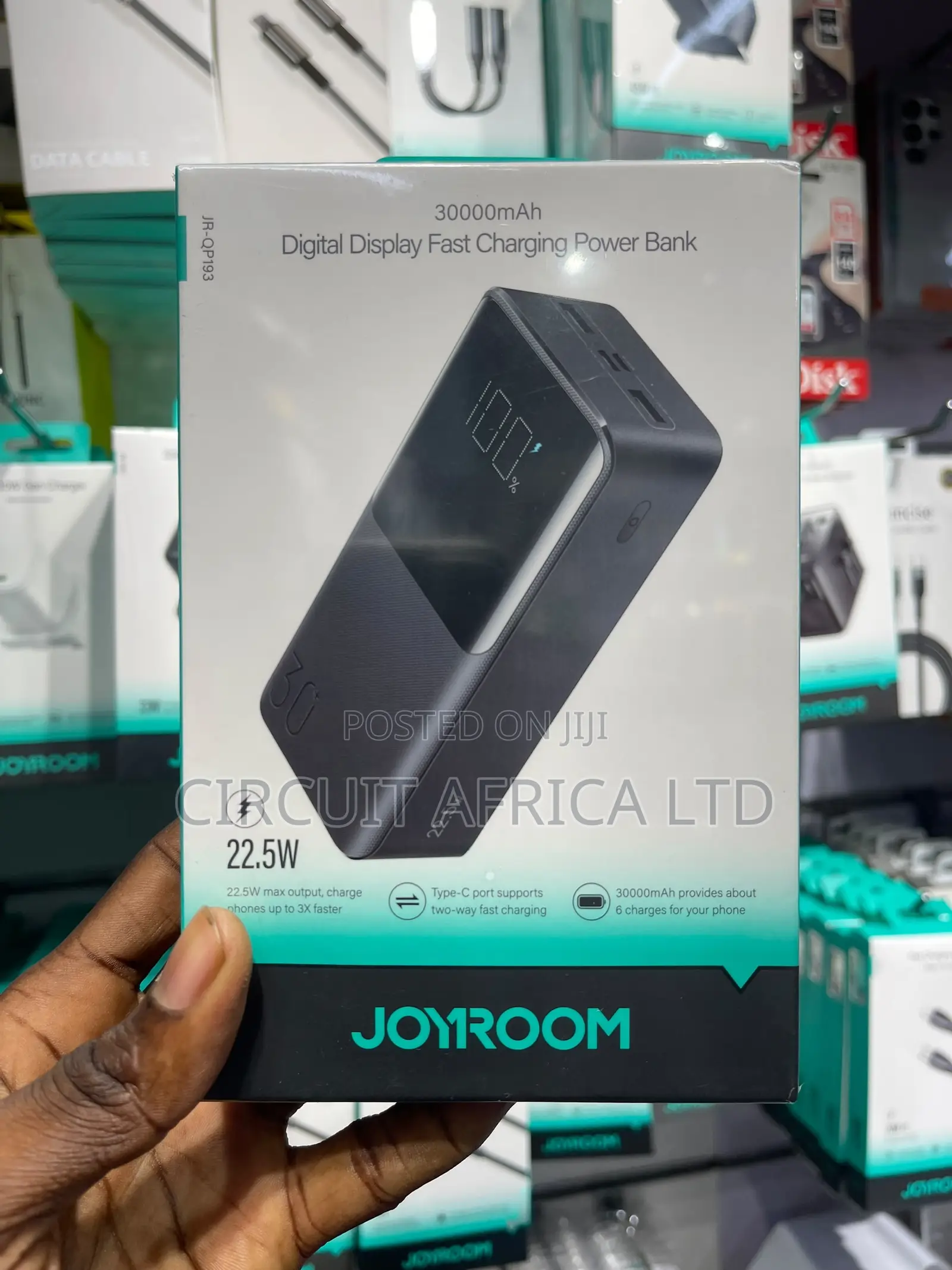 JOYROOM 30,000mAh 65W Fast Charging Power Bank