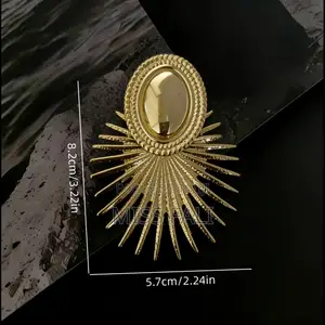 Golden Solstice Brooch