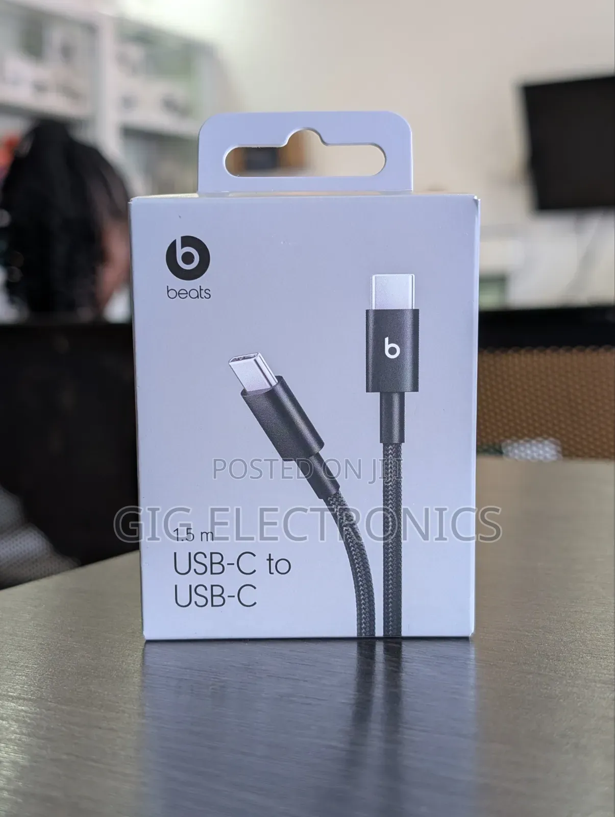 Beats USB-A to USB-C Woven Fast Charging Cable 5ft - Bolt Black