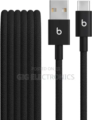 Beats USB-A to USB-C Woven Fast Charging Cable 5ft - Bolt Black