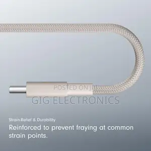Beats USB-A to USB-C Braided Fast Charging Cable (5 Ft) - Stone