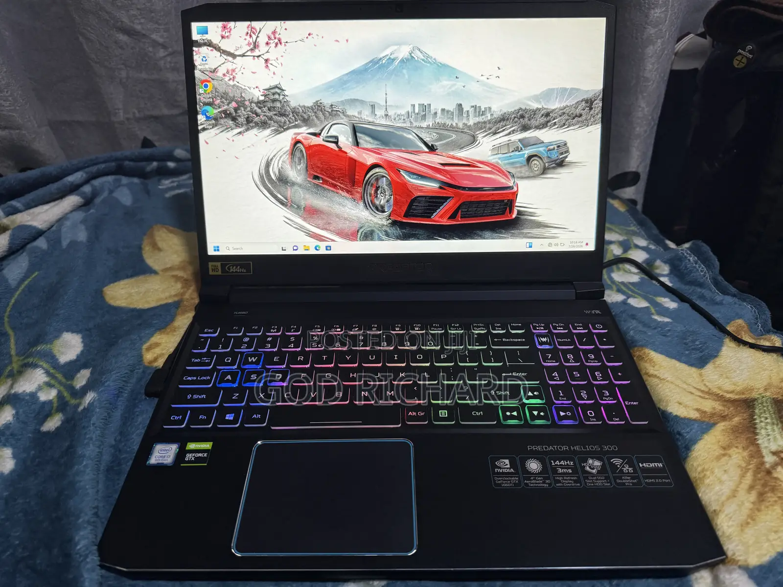New Laptop Acer Predator Helios 300 16GB Intel Core i7 SSD 512GB