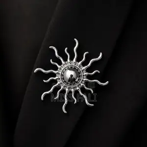 Solar Crest Brooch
