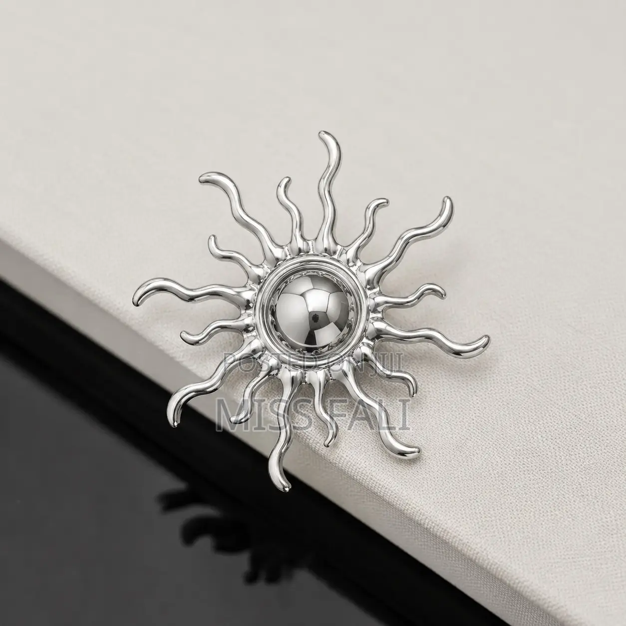 Solar Crest Brooch