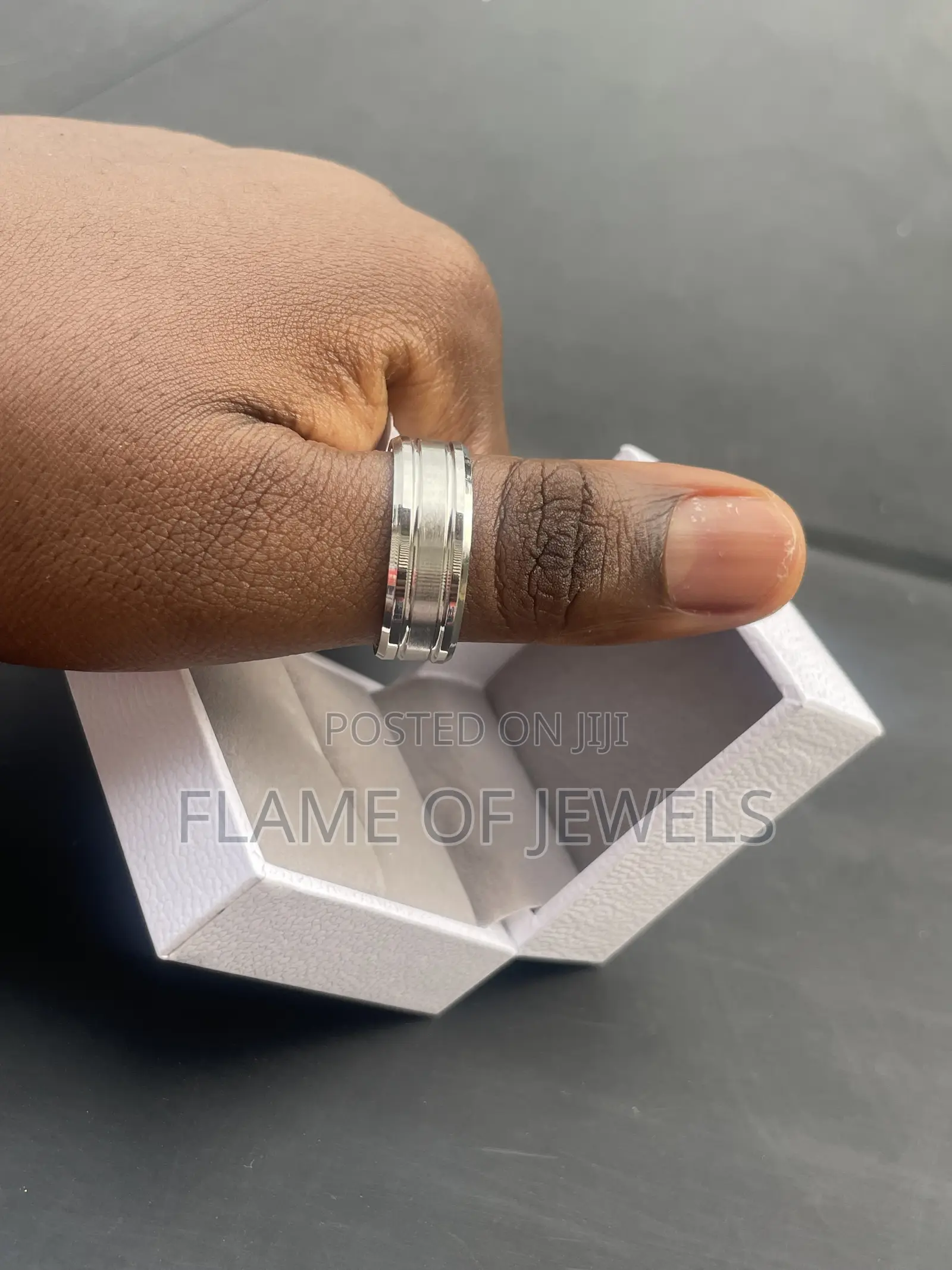 Fine Polish Male Wedding Non Fade Ring