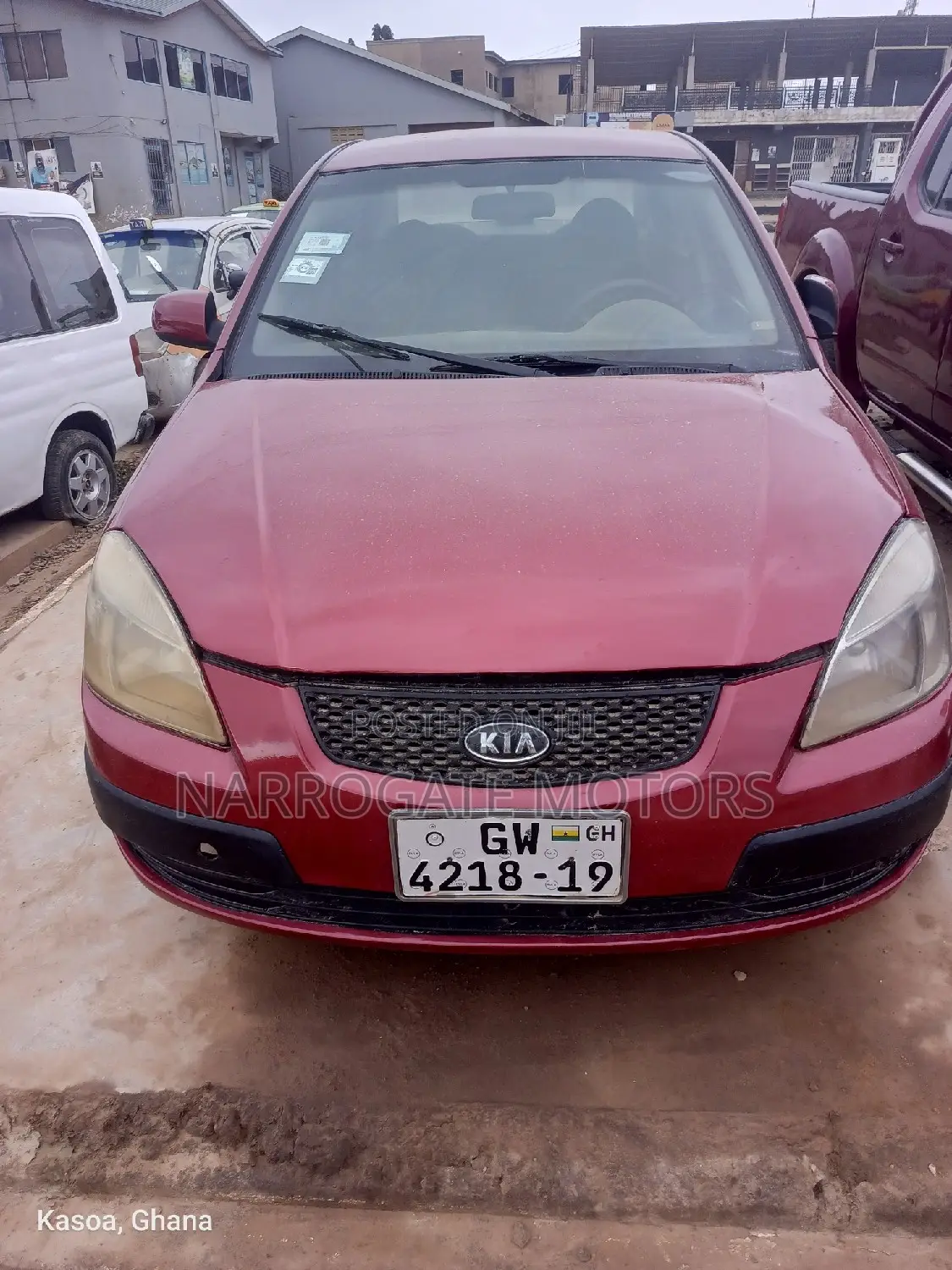 Kia Rio 2009 Red