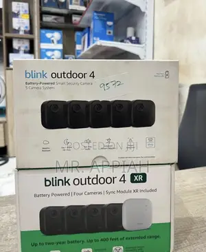 Super Classic Blink Outdoor 4 Wireless Security Cameras(1080p Hd)Black