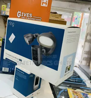 Order Unique White Ring Spotlight Cam Pro | Outdoor Security Camera