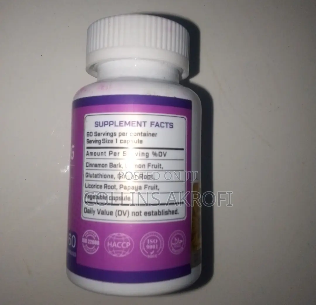 Skin Whitening Dietary Supplement for Clear and Even Skin Tone