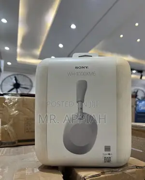 Shop Sleek Sony Xm6 Wireless Bluetooth Headphone(Gray)Noise Cancelling