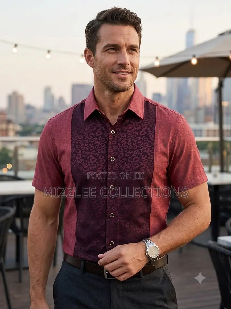 Quality Linen Short Sleeves Shirt for Men L-2xl