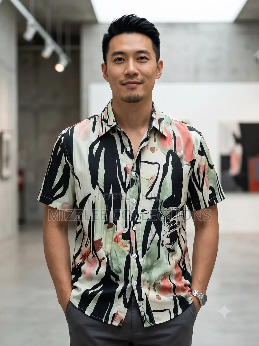 Quality Linen Short Sleeves Shirt for Men L-2xl