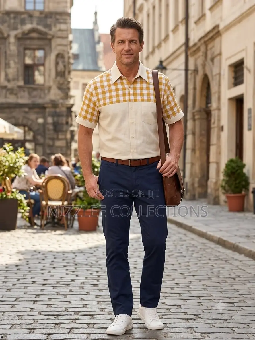 Quality Linen Short Sleeves Shirt for Men L-2xl