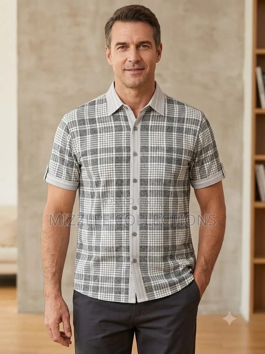 Quality Linen Short Sleeves Shirt for Men L-2xl