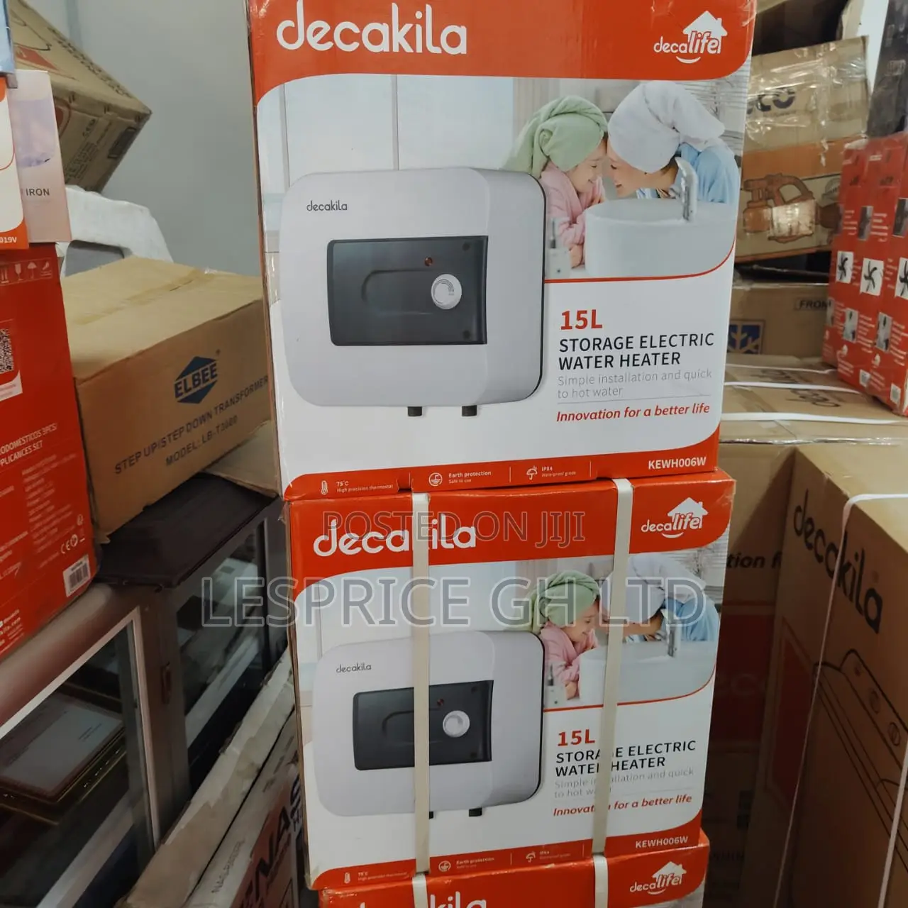 Very Nice and Portable 15L Storage 1500W Electrical Water Heater