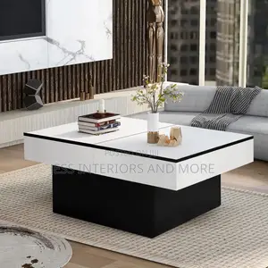 Center Table(Modern Coffee Table, Extendable With Storage)