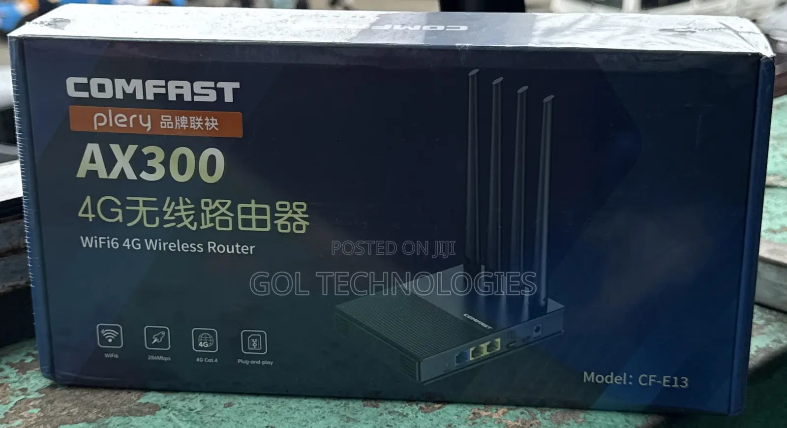 Comfast Ax300 Wifi6 4g Wireless Router Cf-E13