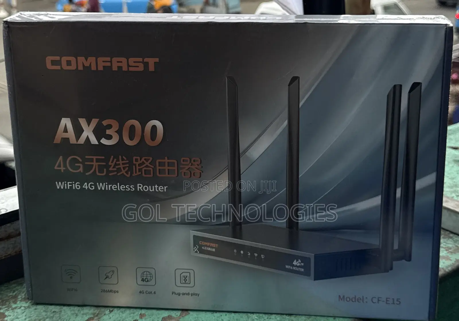 Comfast Ax300 Wifi6 4g Wireless Router Cf-E15