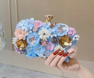 3D Floral Clutch