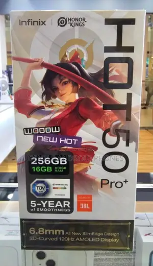 New Infinix Hot 50 Pro+ 4G 256 GB Gold