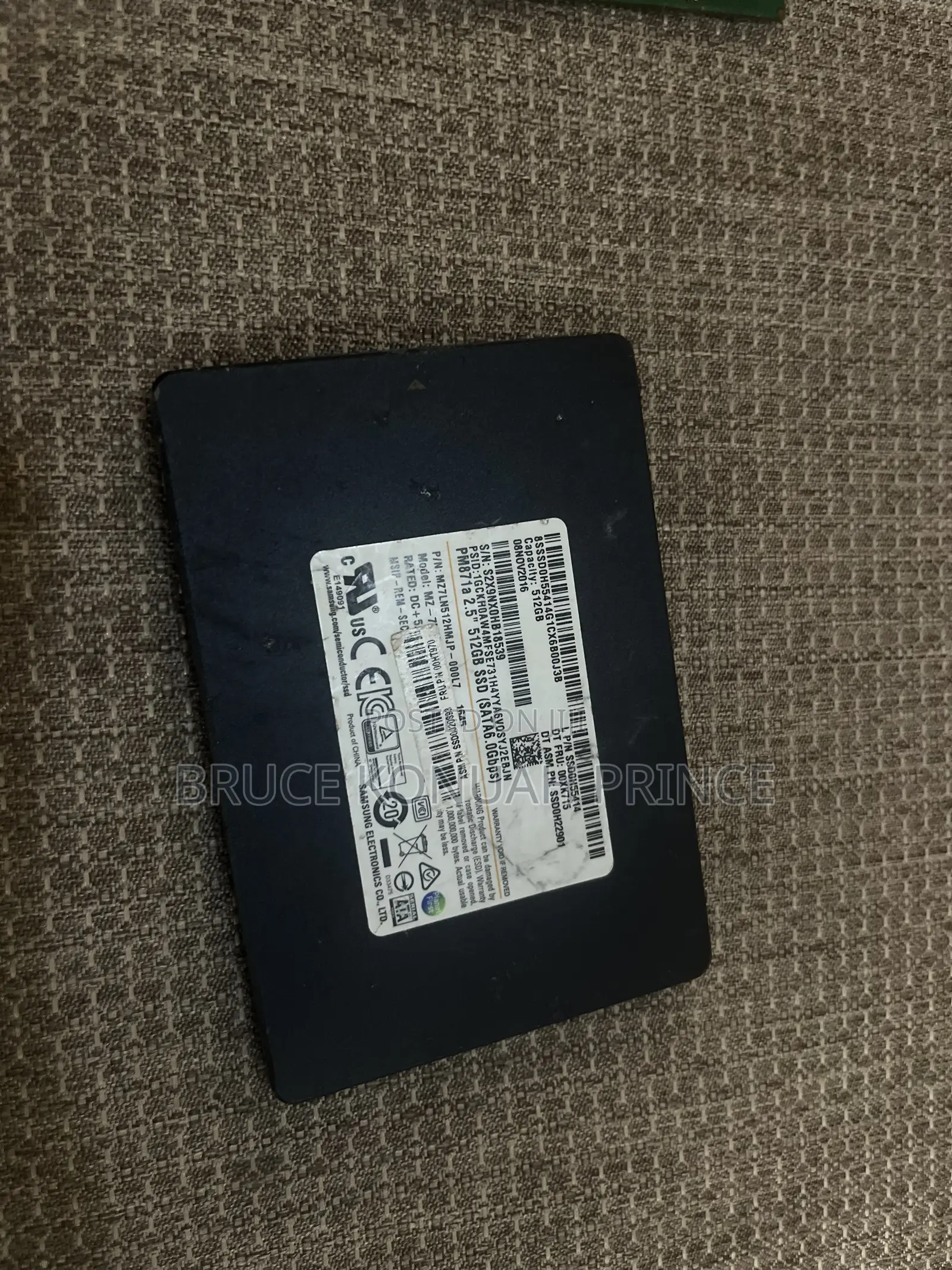 Samsung 512GB 2.5” SATA SSD – Fast Laptop/Desktop Storage