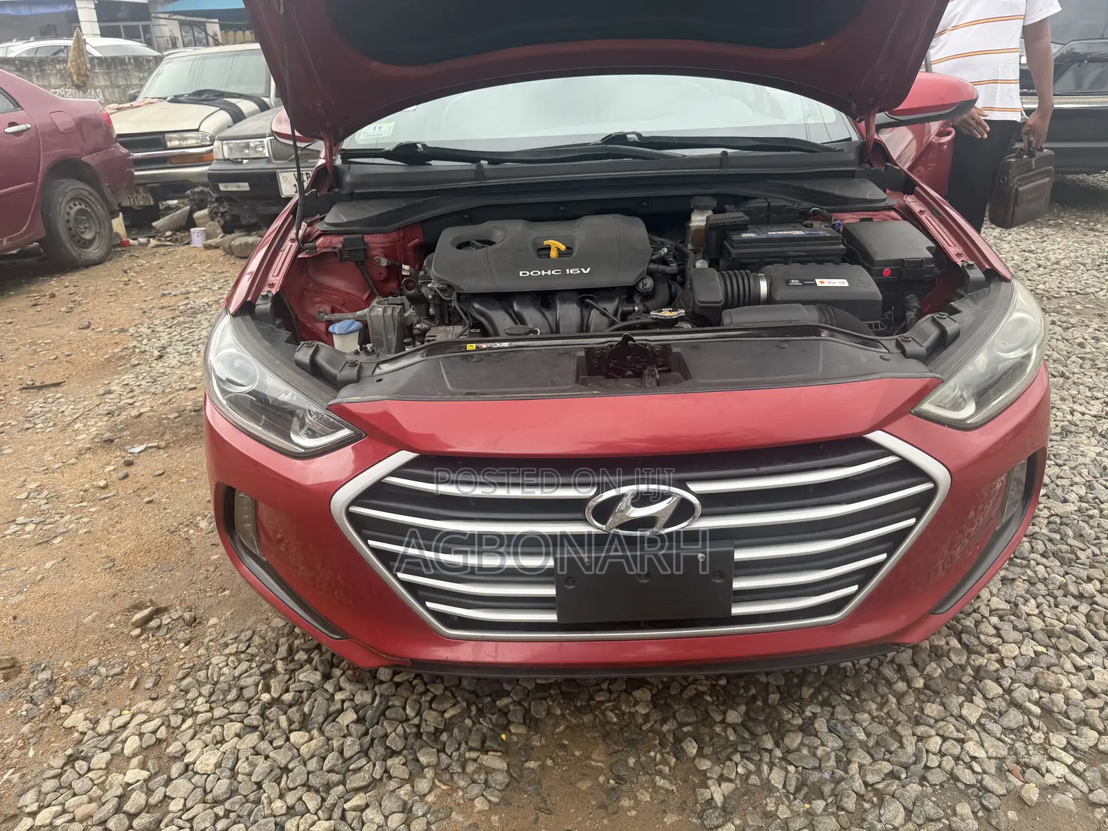 Hyundai Elantra Limited 2018 Burgundy