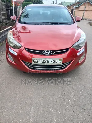 Hyundai Elantra Limited 2012 Red