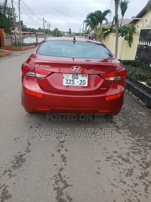 Hyundai Elantra Limited 2012 Red