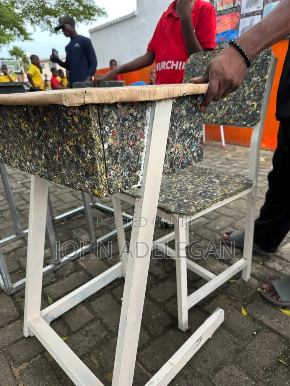School Desks Made From Recycled Plastic Boards