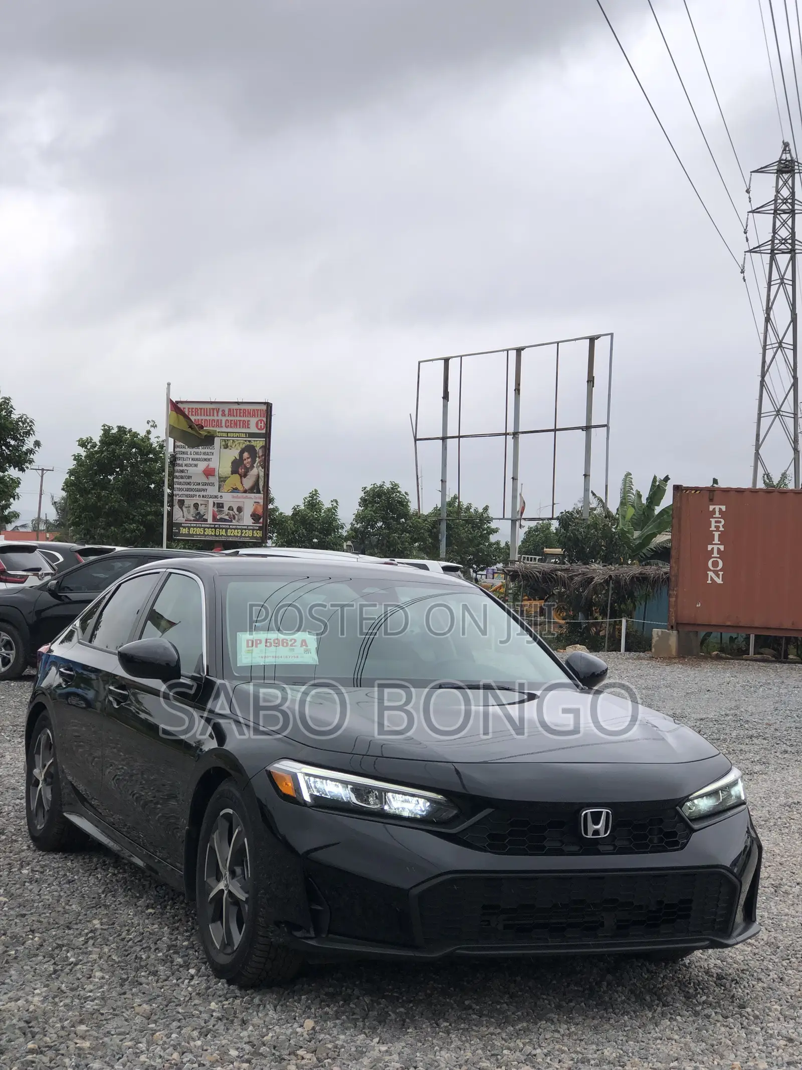 Honda Civic LX CVT 2025 Black