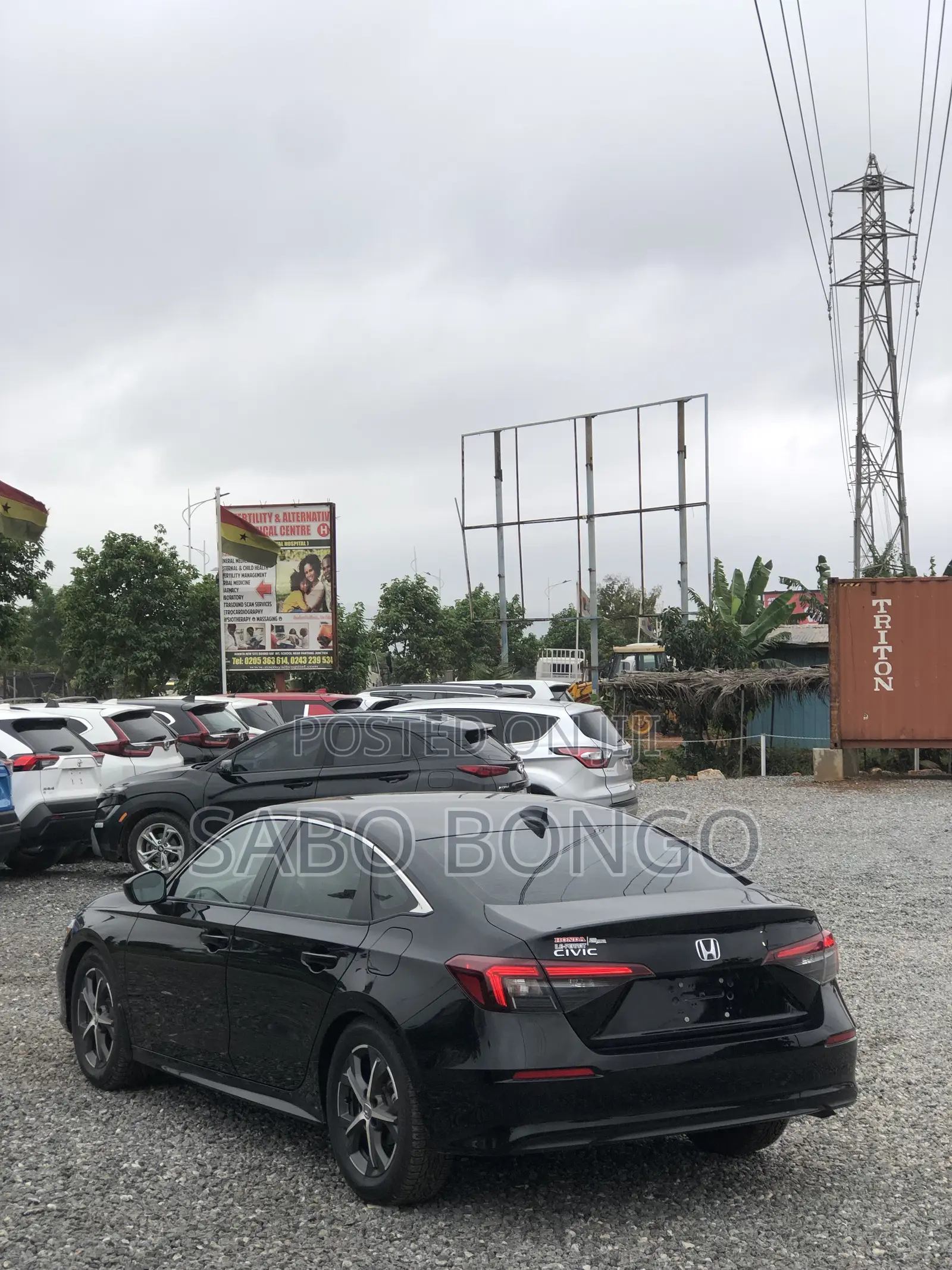 Honda Civic LX CVT 2025 Black